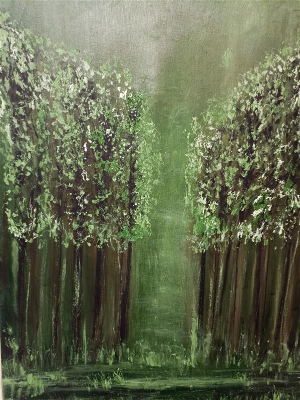 هنر نقاشی و گرافیک محفل نقاشی و گرافیک Aram-shoghi رنگ روغن جنگلسبزس