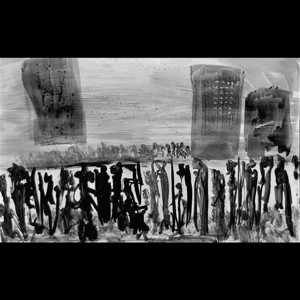 هنر نقاشی و گرافیک محفل نقاشی و گرافیک امیرحسین حسینی  ویرانه