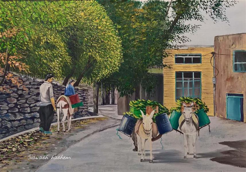 هنر نقاشی و گرافیک محفل نقاشی و گرافیک سیاوش هاشمی تابلو رنگ روغن از طبیعت روستای هزاوه استان مرکزی می باشد.ابعاد ۵۰*۷۰