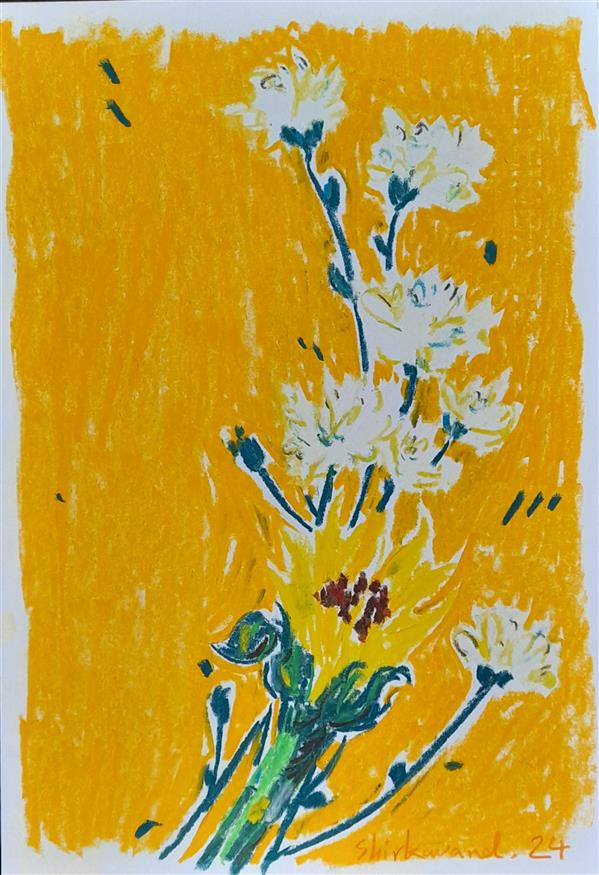 هنر نقاشی و گرافیک محفل نقاشی و گرافیک زهرا شیرکوند  #پاستل_گچی #گل #نقاشی #گل_کشی #گلستان #2024