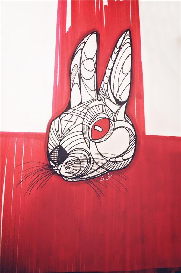 هنر نقاشی و گرافیک محفل نقاشی و گرافیک ShaHeeN keshavarz #rabbit #rabbit #rabbitdrawing #redeye #red #majik #rapid #practicing  #ش_ک
خطوط ماژیک به عمد تراز نیست
ma work
چشم قرمز