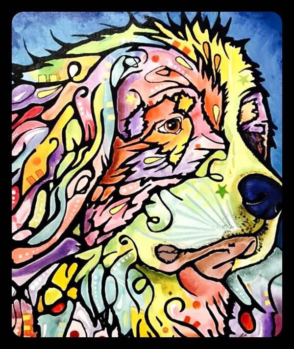 هنر نقاشی و گرافیک محفل نقاشی و گرافیک رز نصیری نام اثر :سگ 
تکنیک:رنگ و روغن 
ابعاد 60#50