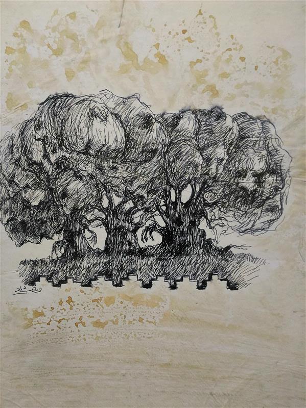 هنر نقاشی و گرافیک محفل نقاشی و گرافیک ab-derakhshan #راپید#آبرنگ#مقوا#۱۳۹۹#مجموعه ی آدمک ها