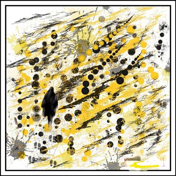 هنر نقاشی و گرافیک محفل نقاشی و گرافیک مهدی ترابی نقاشی آبستره جاده بی انتها #نقاشی دیجیتال