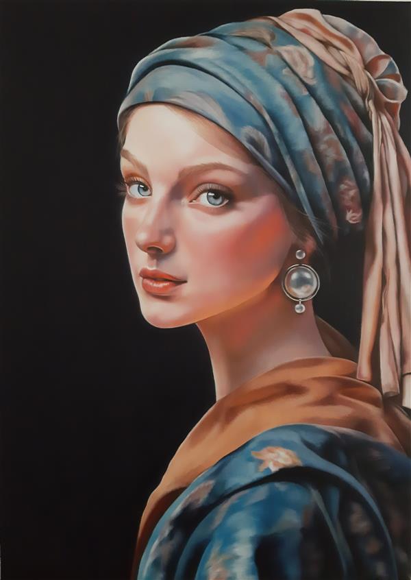 هنر نقاشی و گرافیک محفل نقاشی و گرافیک سارا سهراب گرجی نام اثر Girl with a pearl earring
سال 2024
رنگ روغن روی بوم 
سایز ۷۰×۵۰
نام هنرمند :سارا سهراب گرجی

#رنگ_روغن #بوم #۲۰۲۴ #oil_painting 
#oil_on_canvas #نقاشی