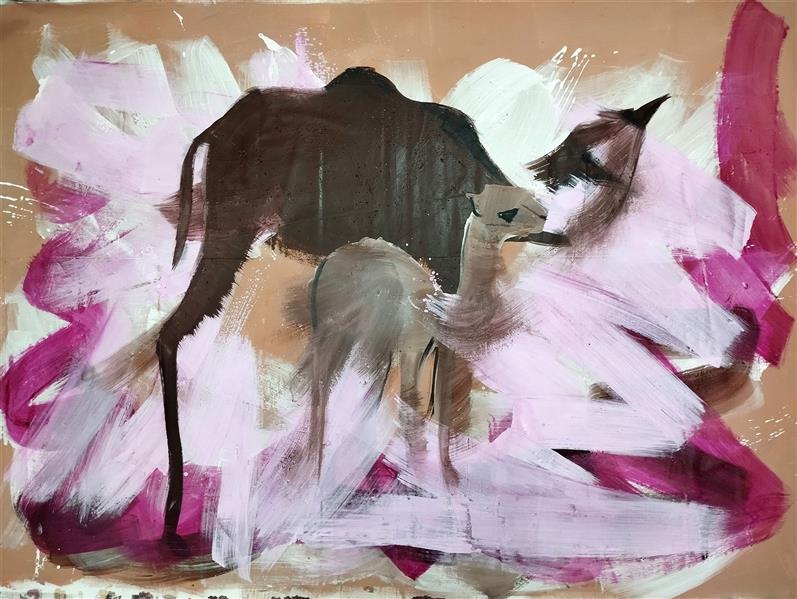 هنر نقاشی و گرافیک محفل نقاشی و گرافیک غلامرضا رسول زاده اکرولیک اکسپرسیو بوم غلامرضا رسول زاده ۱۴۰۴