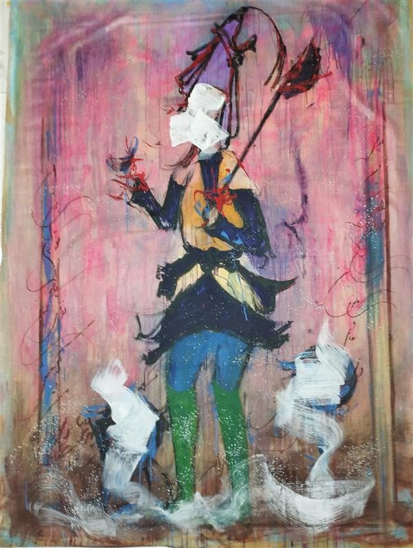 هنر نقاشی و گرافیک محفل نقاشی و گرافیک غلامرضا رسول زاده اکرولیک بوم غلامرضا رسول زاده ۱۴۰۴