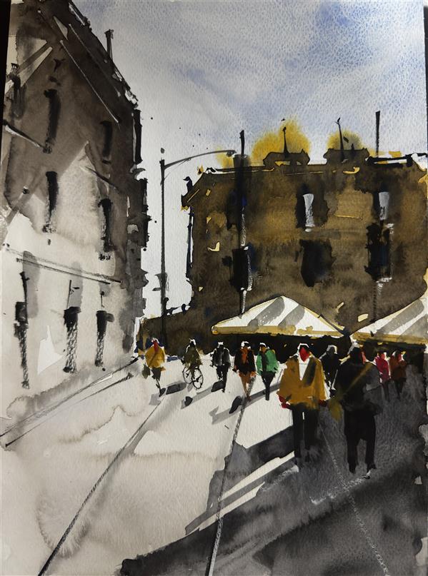 هنر نقاشی و گرافیک محفل نقاشی و گرافیک فاطمه ذبیح پور #آبرنگ#۱۴۰۴#فاطمه ذبیح پور