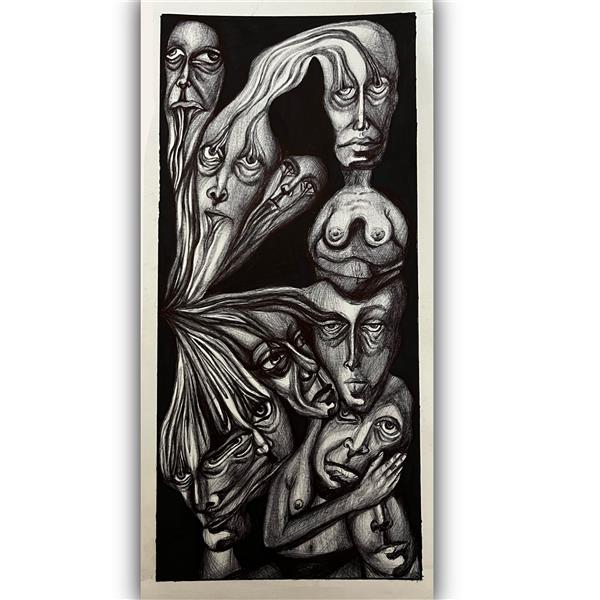 هنر نقاشی و گرافیک محفل نقاشی و گرافیک کیانا کریمی  خودکار روی مقوا 
۱۴۰۴