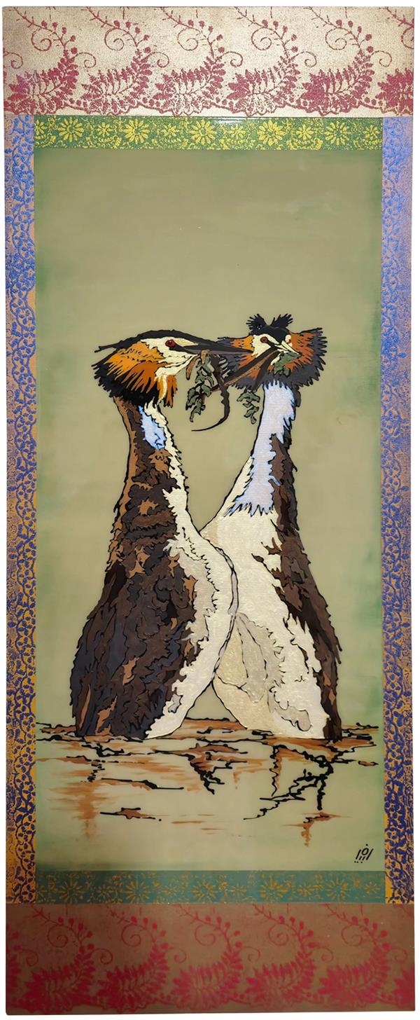 هنر نقاشی و گرافیک محفل نقاشی و گرافیک فریبا فردوسی  #اکریلیک_روی_پنل_چوبی
##1403خاور_دور#گیلان_زمین#نفت_چیلیک_کَشیم_بزرگ#فریبا_فردوسی