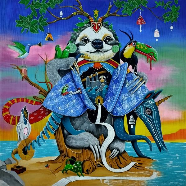 هنر نقاشی و گرافیک محفل نقاشی و گرافیک فرنوش صالحی  متریال:اکرلیک روی بوم چوبی
سال خلق اثر:۱۴۰۴
اسم اثر:موجودات ذهن من
خالق اثر: فرنوش صالحی