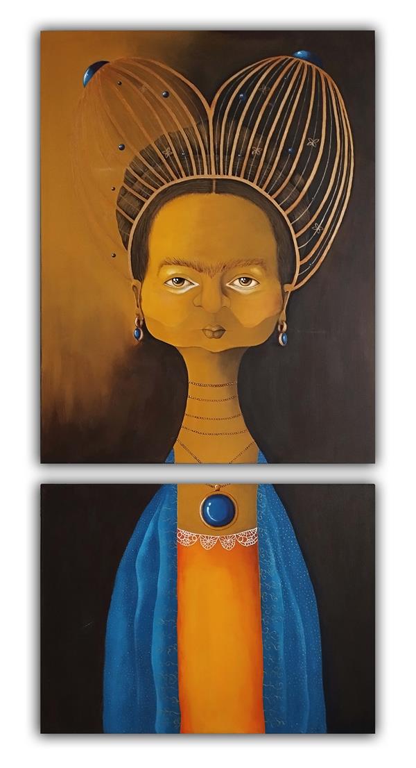 هنر نقاشی و گرافیک محفل نقاشی و گرافیک فرنوش صالحی  متریال: اکرلیک روی بوم . سال خلق: ۱۳۹۰.نام اثر: لیدی موجیتو. خالق اثر: فرنوش صالحی