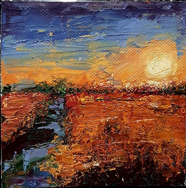 هنر نقاشی و گرافیک محفل نقاشی و گرافیک مهناز پاکزاد نام اثر: غروب
نام هنرمند: مهناز پاکزاد
تکنیک: رنگ روغن بر روی پارچه بوم
قاب مکعب برجسته
سال خلق اثر: ۱۴۰۴
