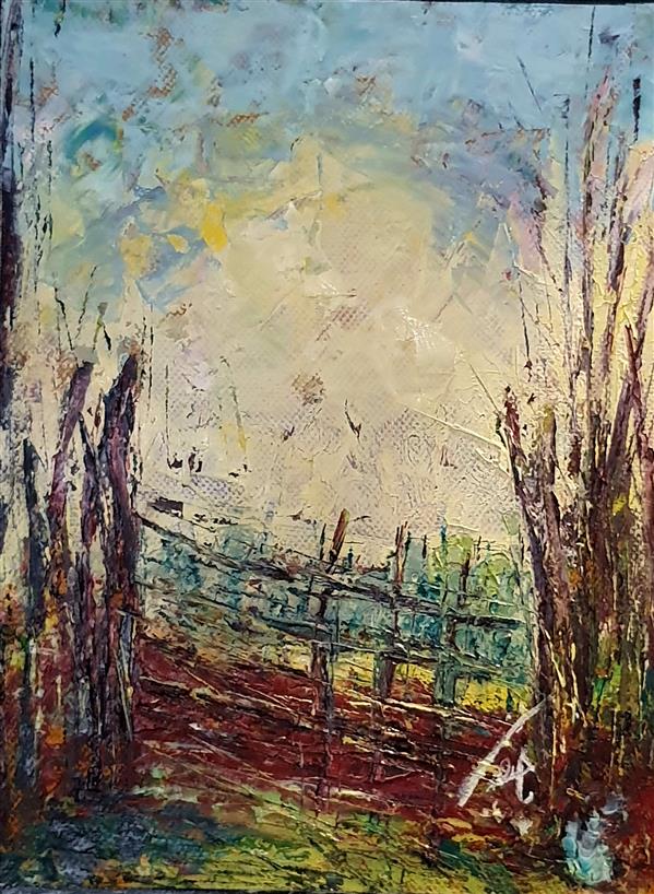 هنر نقاشی و گرافیک محفل نقاشی و گرافیک مهناز پاکزاد نام اثر: بلته
نام هنرمند: مهناز پاکزاد
تکنیک: رنگ روغن بر روی پارچه بوم
سال خلق اثر: ۱۴۰۴
قاب شده 