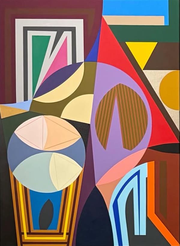 هنر نقاشی و گرافیک محفل نقاشی و گرافیک مهرداد داداش پور هنر هندسی انتزاعی