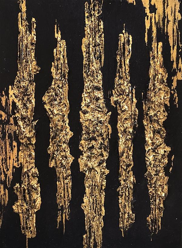 هنر نقاشی و گرافیک محفل نقاشی و گرافیک سارا باقری نام اثر: خراش - میکس مدیا
بتونه اکریلیک - رنگ اکریلیک - ورق طلا
هنرمند : سارا باقری - 1402
#انتزاعی #نمادین #میکس_مدیا