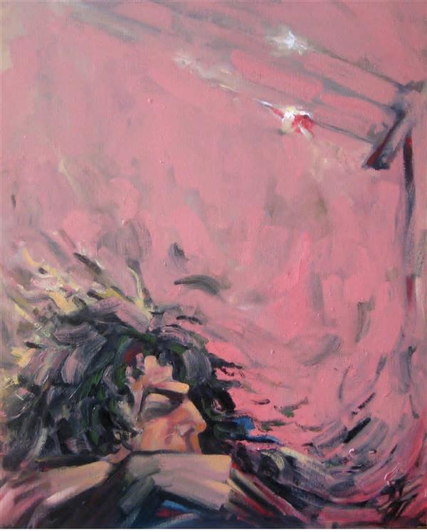 هنر نقاشی و گرافیک محفل نقاشی و گرافیک مصطفی خزایی رنگ و روغن ، 1388، مجموعه مسخ ، مصطفی خزایی 