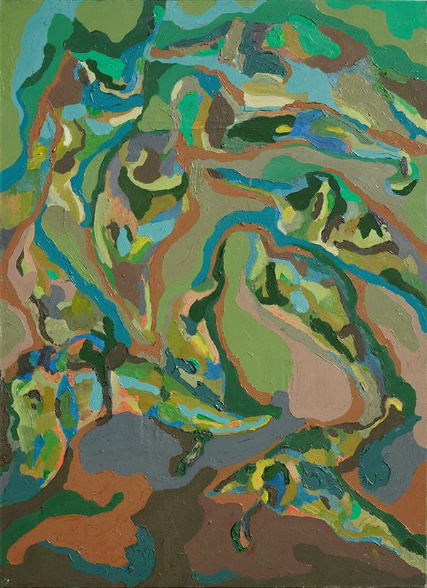 هنر نقاشی و گرافیک محفل نقاشی و گرافیک عارف صدیقی oil and color on canvas, live model