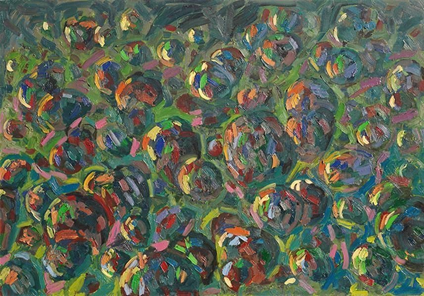 هنر نقاشی و گرافیک محفل نقاشی و گرافیک عارف صدیقی oil and color on canvas, live model