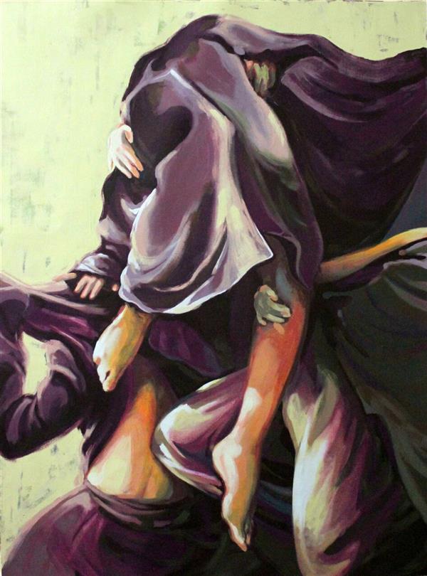 هنر نقاشی و گرافیک محفل نقاشی و گرافیک الهام حسین پور بدون عنوان، 129×99،آکریلیک، چهارچوب بدون شیب همراه با زهوار