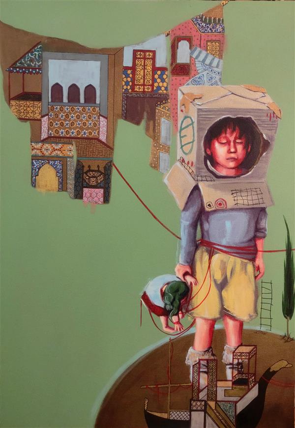 هنر نقاشی و گرافیک محفل نقاشی و گرافیک الهام حسین پور آکریلیک روی بوم دیپ ، سال خلق ۱۳۹۹, عنوان اثر:کودکی، هنرمند: الهام حسین پور
#نقاشی #نگارگری_ایرانی #کودکی