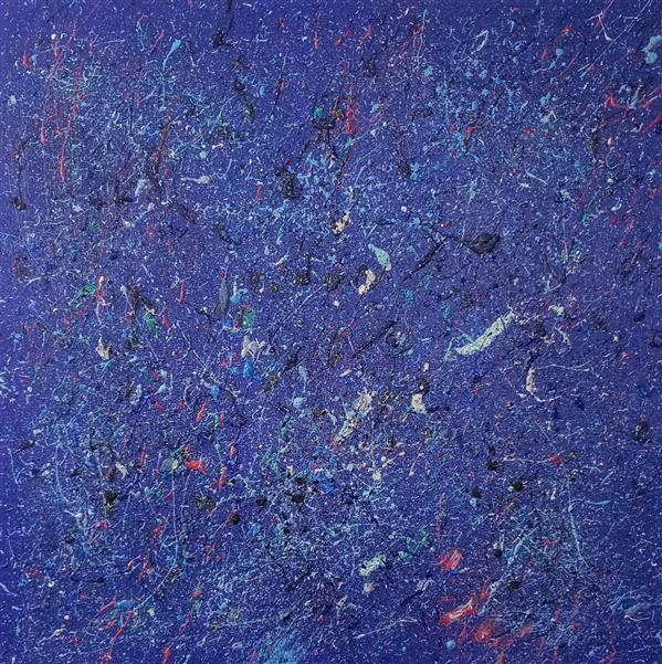 هنر نقاشی و گرافیک محفل نقاشی و گرافیک هدیه الهی #اکسپرسیونیسم انتزاعی
#رنگ روغن
۱۴۰۴
نام اثز: کهکشانِ آبی