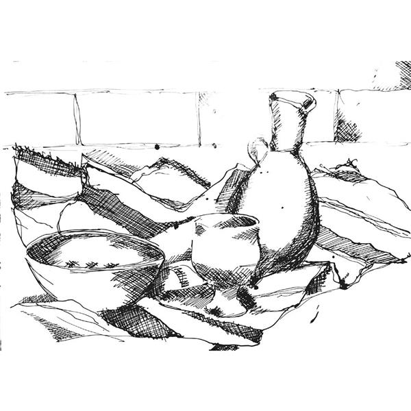 هنر نقاشی و گرافیک محفل نقاشی و گرافیک راضیه آثم قلم فلزی روی گلاسه
۱۳۹۶