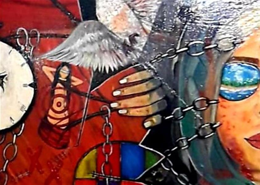 هنر نقاشی و گرافیک محفل نقاشی و گرافیک باران آریایی جاویدان(ساعده همه کش) بخشی از مجموعه خدا حافظ روزهای خاکستری