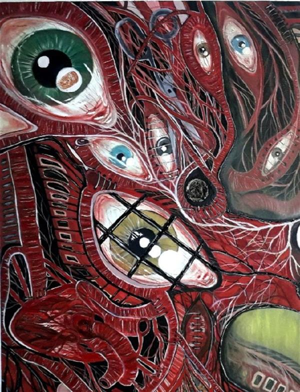 هنر نقاشی و گرافیک محفل نقاشی و گرافیک باران آریایی جاویدان(ساعده همه کش) قسمتی از (مرانگاه کن)
ابعاد۸۰×۶۰
تکنیک:رنگ روغن