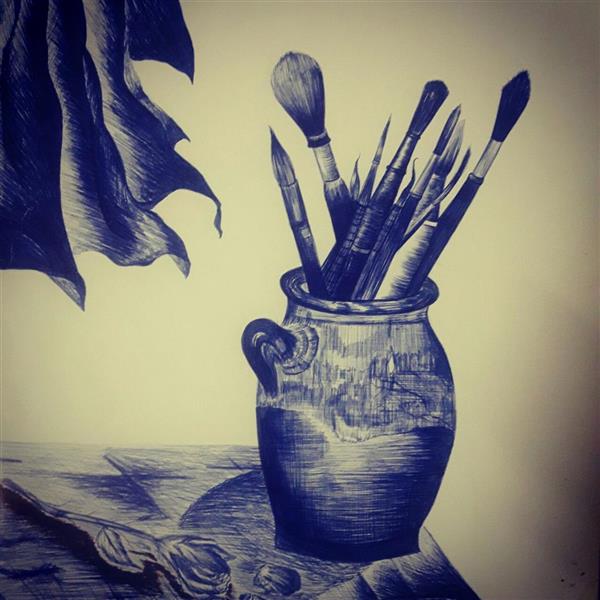 هنر نقاشی و گرافیک محفل نقاشی و گرافیک الهه سالمی راد طراحی با خودکار