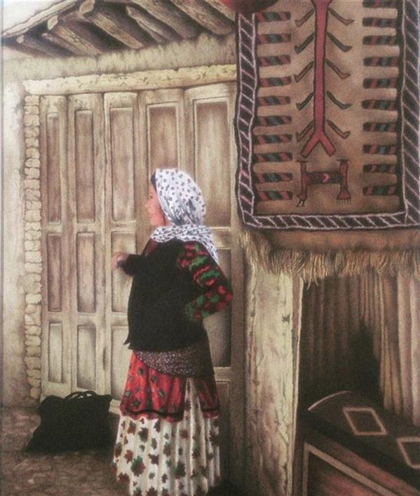 هنر نقاشی و گرافیک محفل نقاشی و گرافیک فریده سادات حسینی عكس از روستاي ماسوله،اورجينال
