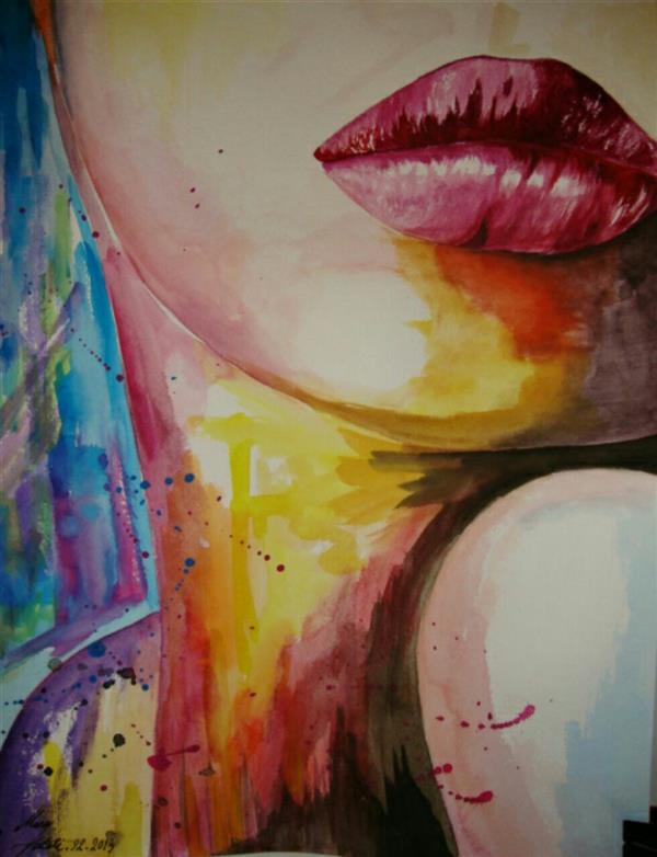 هنر نقاشی و گرافیک محفل نقاشی و گرافیک مونا-عادلی #آبرنگ سایز ۳۰*۴۰ اثر #مونا_عادلی