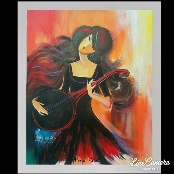 هنر نقاشی و گرافیک محفل نقاشی و گرافیک مونا-عادلی #اکرلیک اثر #مونا_عادلی 
سایز ۳۵*۴۵