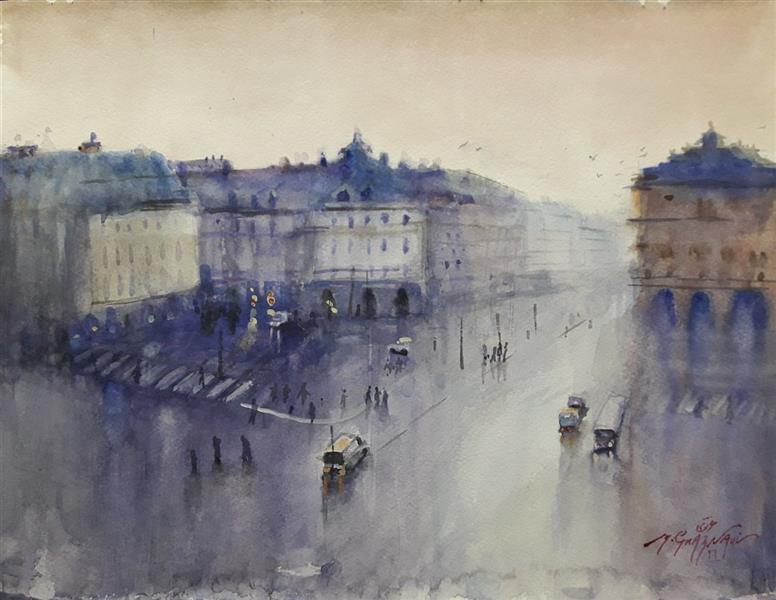 هنر نقاشی و گرافیک محفل نقاشی و گرافیک مجید غزنوی 🔴 #پاریس_در_باران
۳۰×۴۰
#آبرنگ
#نقاش:مجید غزنوی
#Rainy_Paris
30×40cm
#watercolor
BY:Majid Ghaznavi
@majidghaznaviart🔴
@majidghaznavikhatart🔴