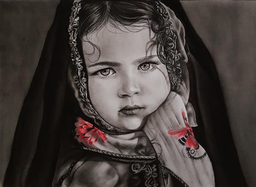 هنر نقاشی و گرافیک محفل نقاشی و گرافیک نازنین ملائکه نیکو #سیاه قلم