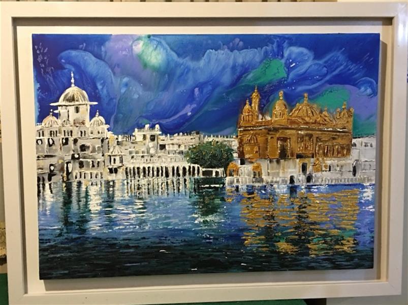 هنر نقاشی و گرافیک محفل نقاشی و گرافیک مریم غیاثی نام اثر مسجد پنجاب هند 
تکنیک تکسچر و اکرلیک