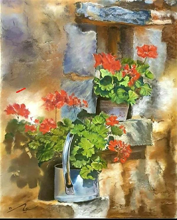 هنر نقاشی و گرافیک محفل نقاشی و گرافیک سعید خسروی تکنیک پاستل سال 98