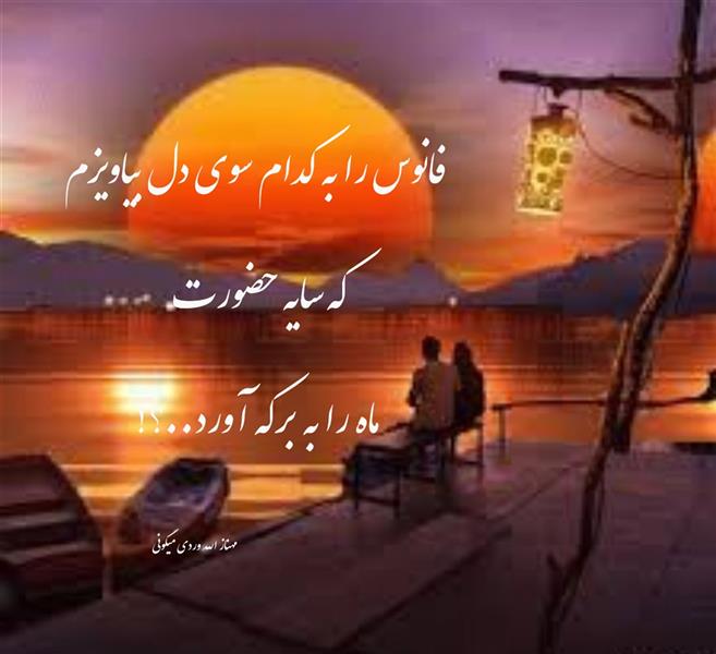 هنر شعر و داستان محفل شعر و داستان مهناز الله وردی میگونی فانوس را به  کدام سوی دل بیاویزم
که سایه حضورت  
ماه را به برکه کشانَد..؟!

#شبخوش
#مهناز_الله_وردی_میگونی
#ماه#برکه#فانوس#شب#دلتنگی#عشق