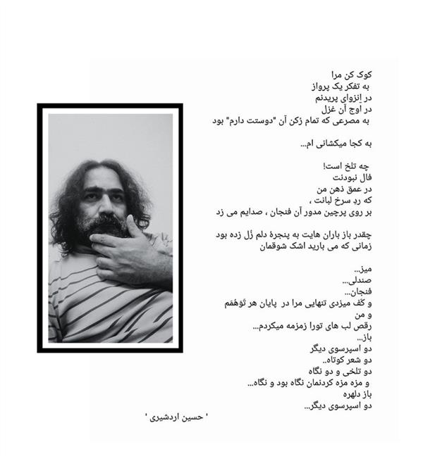 هنر شعر و داستان محفل شعر و داستان حسین اردشیری (سکوت)  حسین اردشیری
نویسنده 