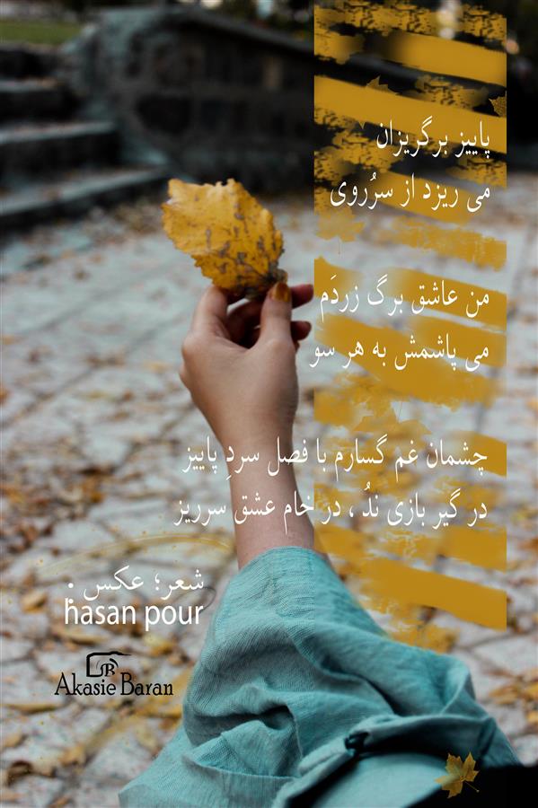 هنر شعر و داستان محفل شعر و داستان الهه حسن پوراقدم # شعر  پاییز# عکس  
