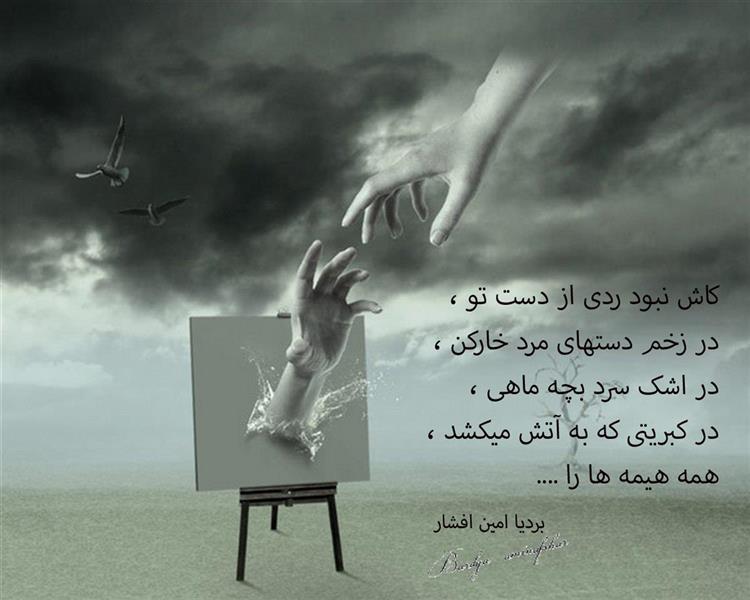 هنر شعر و داستان محفل شعر و داستان بردیا امین افشار کاش