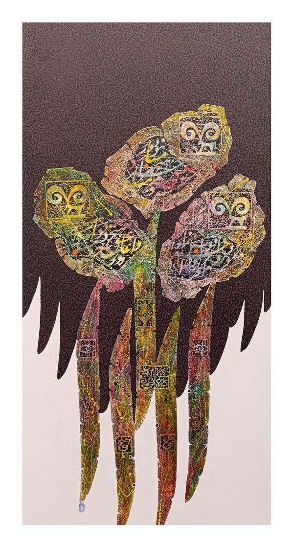 هنر خوشنویسی محفل خوشنویسی جواد یوسف زاده جز عشق نبود هیچ دمساز مرا 
نی اول و نی آخر و آغاز مرا 