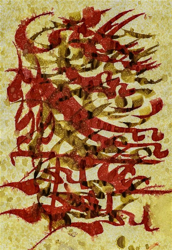 هنر خوشنویسی محفل خوشنویسی محمد مظهری (فروخته شد)
۵۰×۳۵
ز شادی در همه عالم نگنجم
(عراقی)