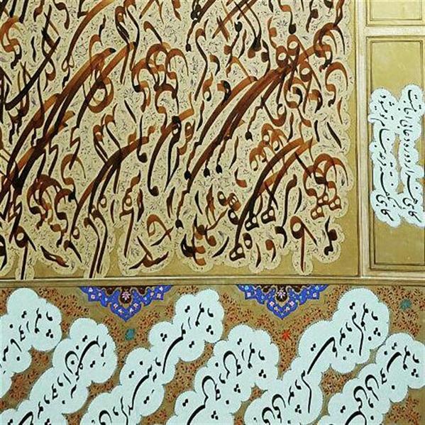 هنر خوشنویسی محفل خوشنویسی amir memari hanjani 
