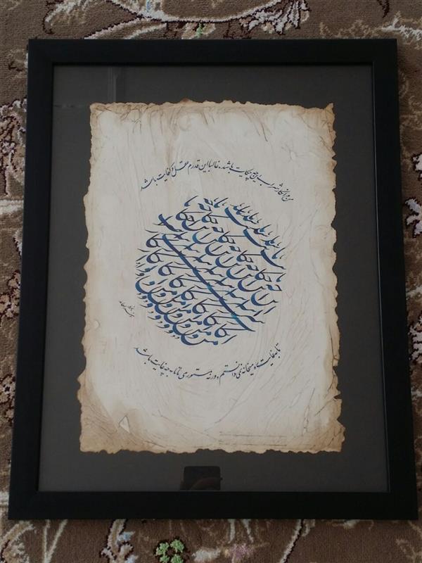 هنر خوشنویسی محفل خوشنویسی Zahrahamed #خوشنویسی_قلم_نی
#خط_نستعلیق
#ابعادA3