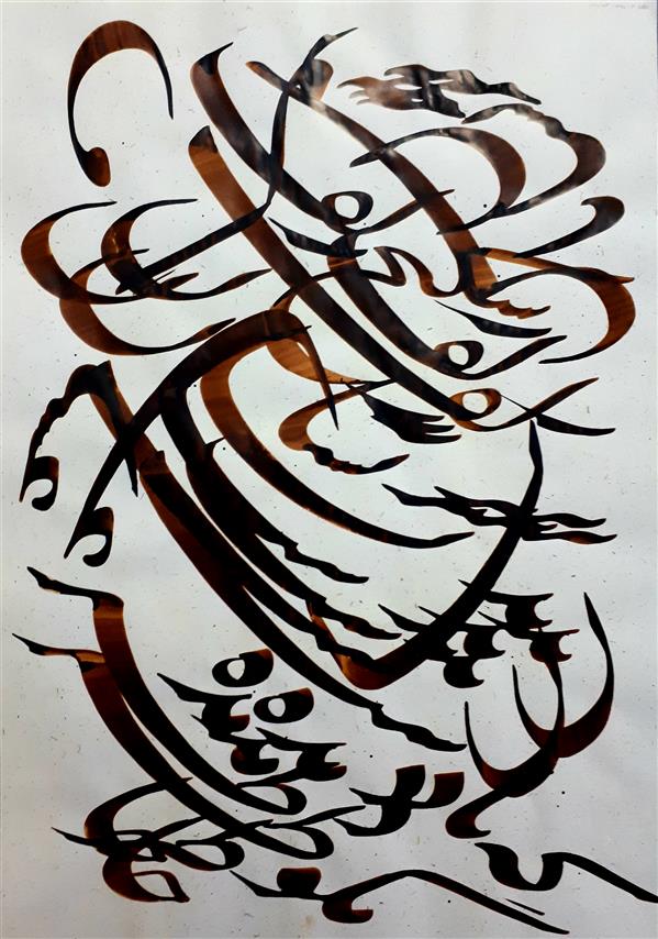 هنر خوشنویسی محفل خوشنویسی محمدحسین رفعتی سیاه مشق 