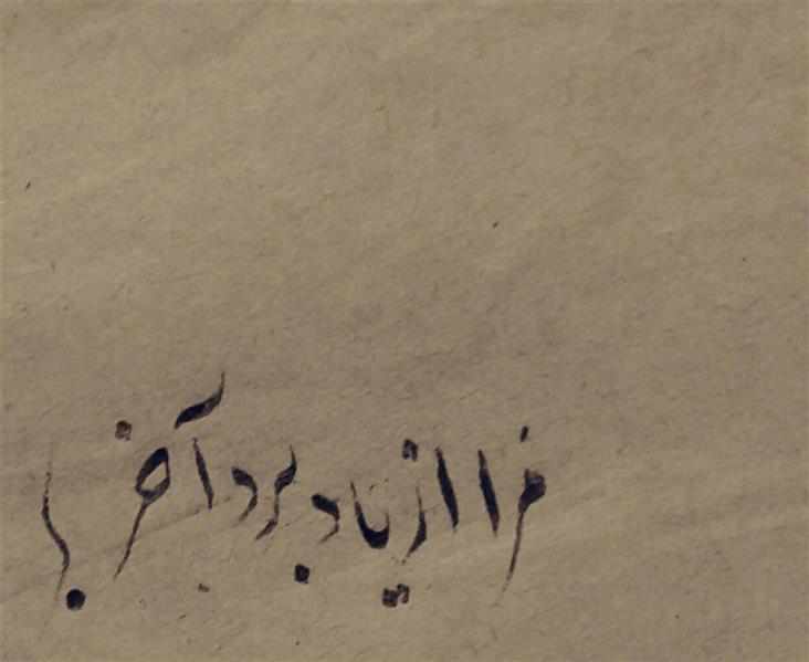 هنر خوشنویسی محفل خوشنویسی حسن شهبازی مرا از یاد برد اخر