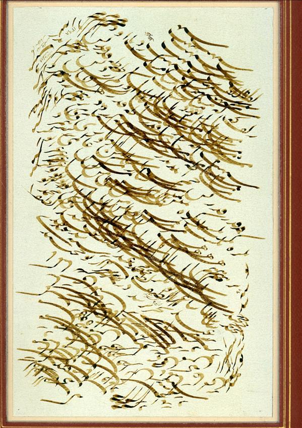 هنر خوشنویسی محفل خوشنویسی امیرکاظمی سرچشمه صدرالدّین خجندی، شاعر و ادیب توانایی بود که به عربی و فارسی شعر می‌سرود. ابیات زیر از اشعار او است که بصورت سیاه مشق اجرا کرده ام:
زلف سیهت که مشک با او کم زد
مشّاطه فطرتش خم‌ اندر خم زد
یک ره به منش سپار تا یک باری
بر هم زنمش که عالمی بر هم زد