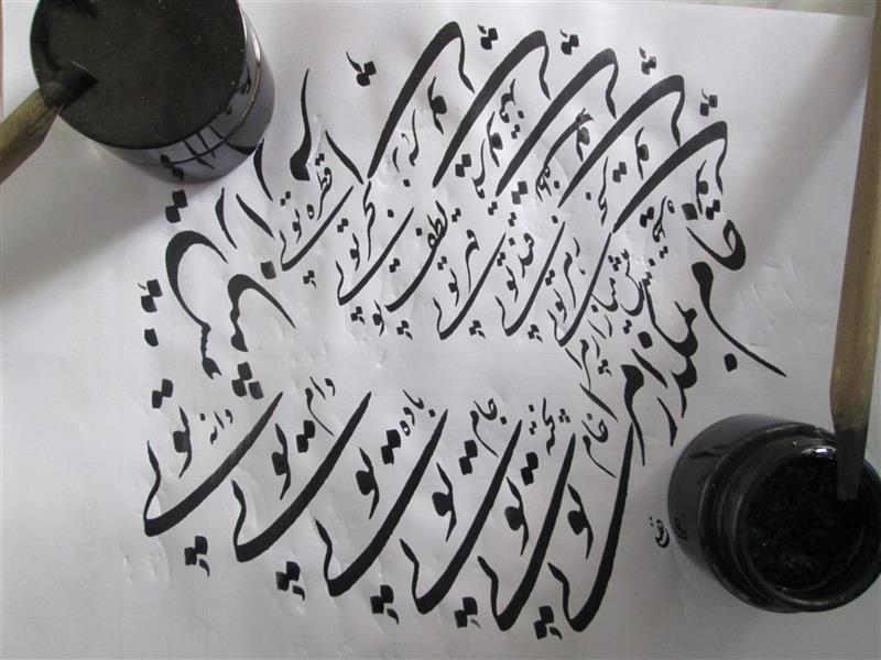 هنر خوشنویسی محفل خوشنویسی سلمان فضلی 