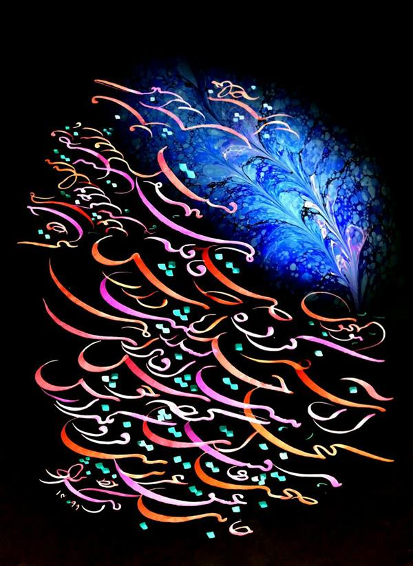 هنر خوشنویسی محفل خوشنویسی علی اکبرنژاد هوالمحبوب
آن سفرکرده که صد قافله دل همره اوست
هر کجا هست خدایا به سلامت دارش
صحبت عافیتت گر چه خوش افتاد ای دل
جانب عشق عزیز است فرومگذارش
دل حافظ که به دیدار تو خوگر شده بود
نازپرورد وصال است مجو آزارش
شعر: #حافظ
خط: #اکبرنژاد
#بداهه_نویسی